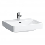Praustuvas Laufen PRO S 550x465x95 mm, šlifuota apačia, su 1 anga maišytuvui viduryje 